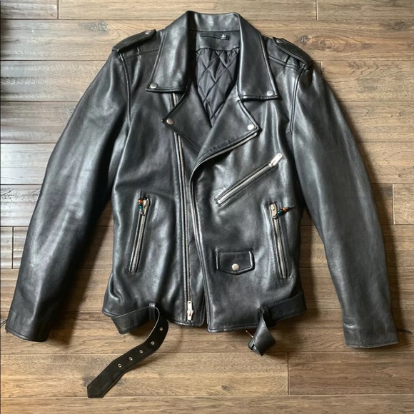 BLK DNM Men’s leather jacket - Picture 2 of 10